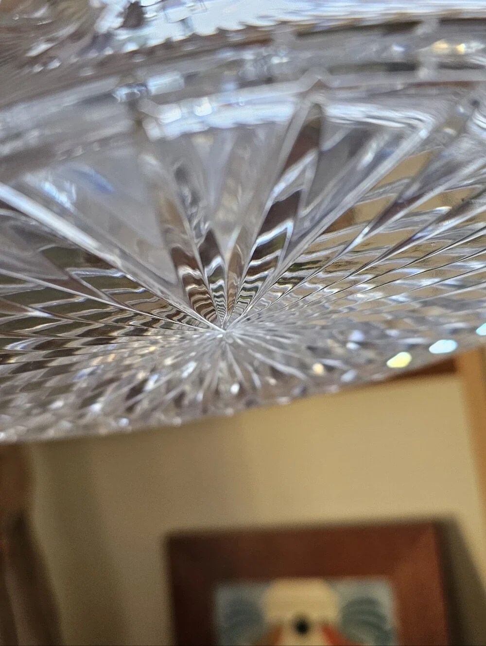 Like New Crystal Ship Decanter with Stopper - Clear